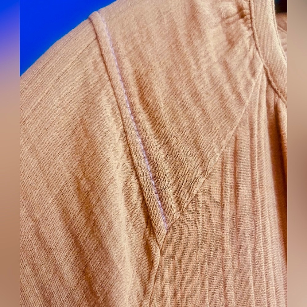 Lilla P Dress Pockets XS-S Long Tunic Style SO Soft w/Belt Versatile 100% Cotton - Picture 11 of 15